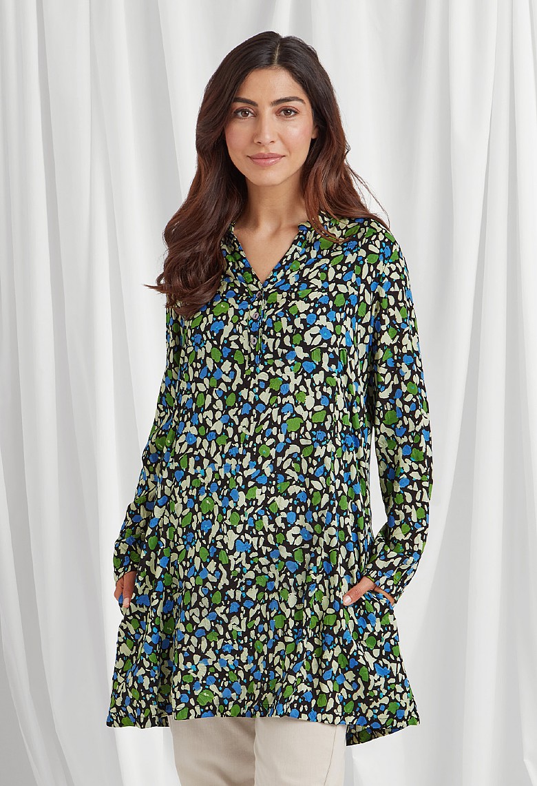 Splash Print Ridley Tunic | Tunics | Adini