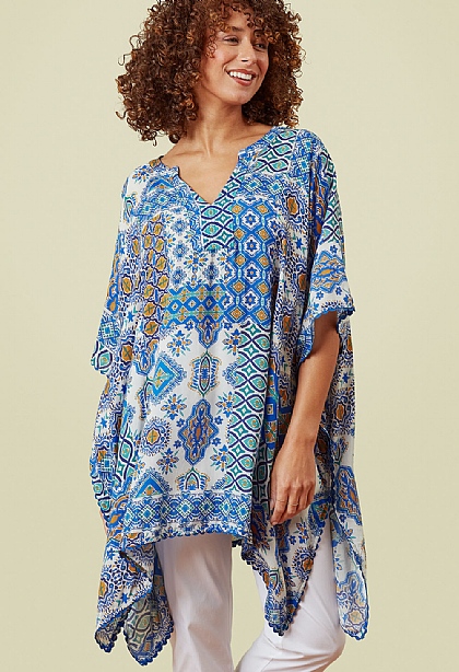 Patched Tile Kaftan