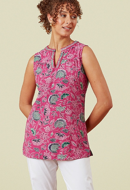 Waterlilly Sleeveless Tunic